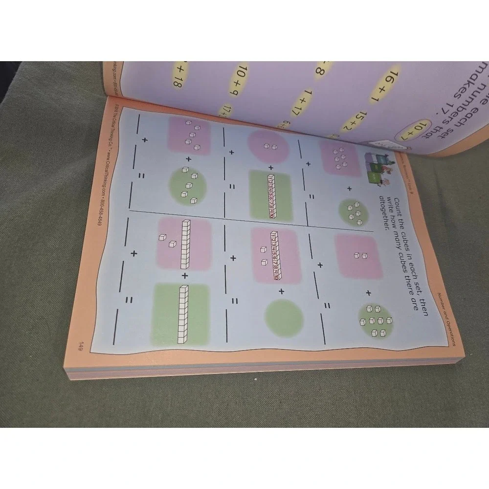 Mathematical Reasoning Level B Grade 1 The Critical Thinking Co Workbook unused
